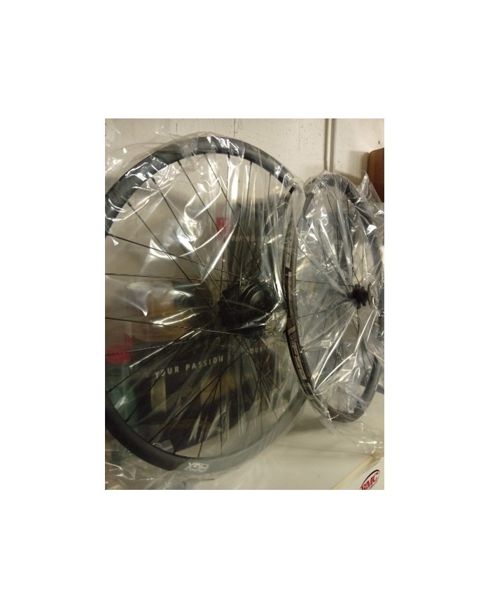 Coppia ruote nuove gravel elettrica e-bike misura 29 700c marca fsa agx i21 tubeless ready per disco a 6 fori