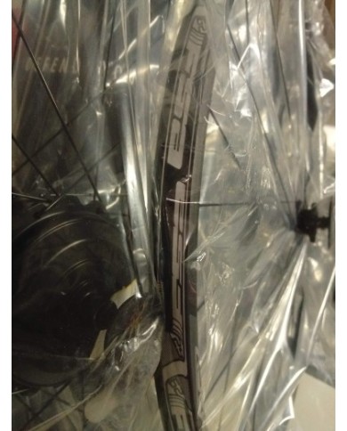 Coppia ruote nuove gravel elettrica e-bike misura 29 700c marca fsa agx i21 tubeless ready per disco a 6 fori