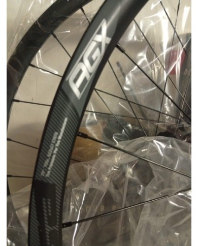 Coppia ruote nuove gravel elettrica e-bike misura 29 700c marca fsa agx i21 tubeless ready per disco a 6 fori