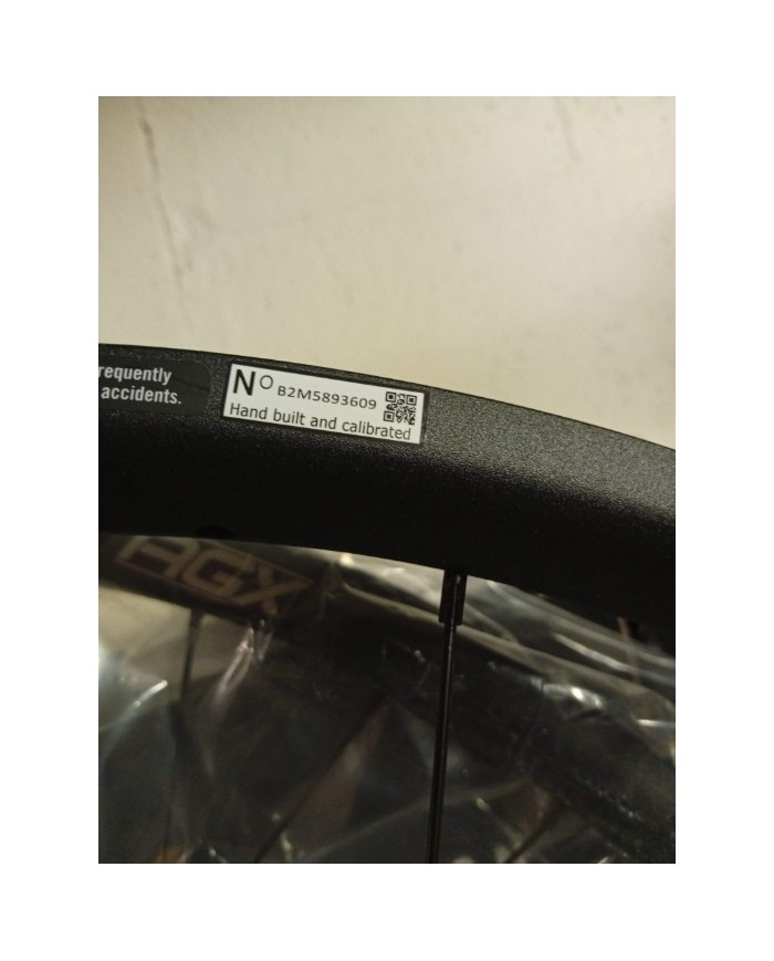Coppia ruote nuove gravel elettrica e-bike misura 29 700c marca fsa agx i21 tubeless ready per disco a 6 fori