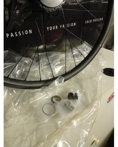 Coppia ruote nuove gravel elettrica e-bike misura 29 700c marca fsa agx i21 tubeless ready per disco a 6 fori