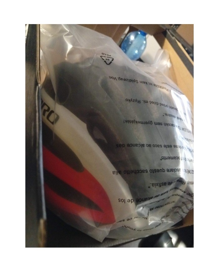 Caschetto da ciclismo nuovo taglia unica 54-61 cm