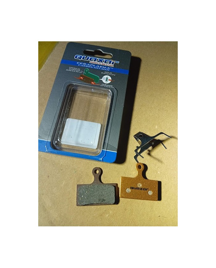 Quaxar Pastiglie per dischi semi-metallici per Shimano XTR/XT/SLX/Alfine G01S/G02A