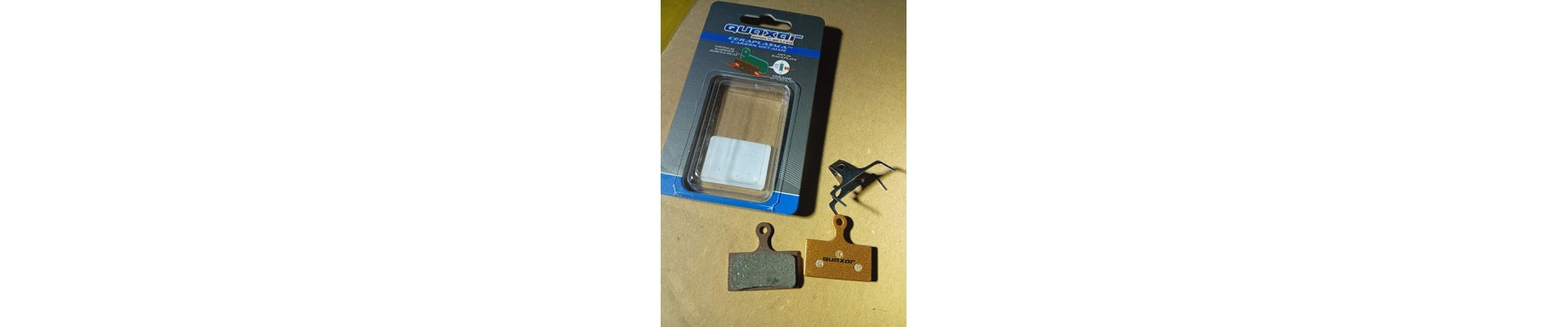 Quaxar Pastiglie per dischi semi-metallici per Shimano XTR/XT/SLX/Alfine G01S/G02A