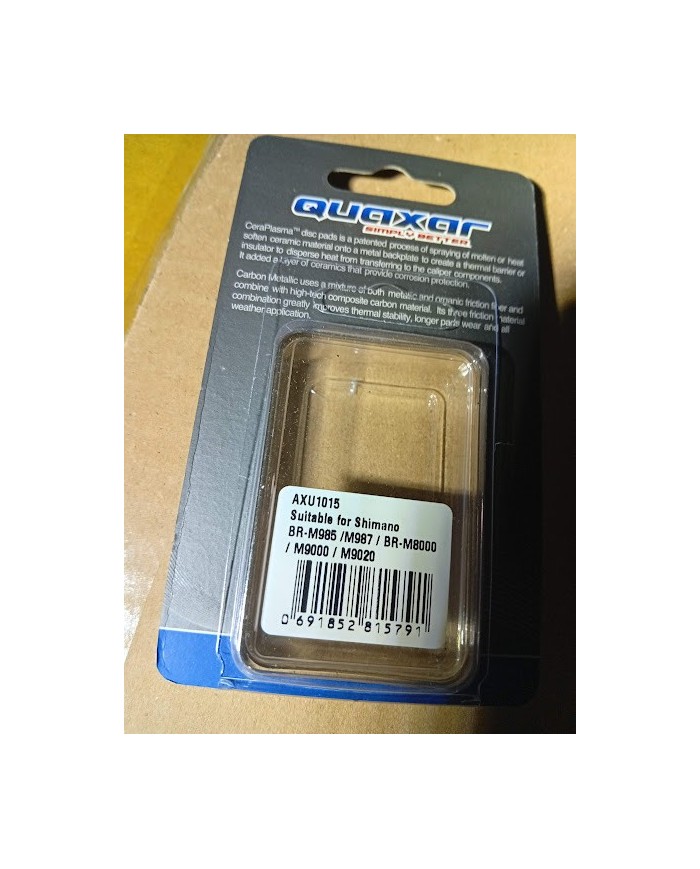 Quaxar Pastiglie per dischi semi-metallici per Shimano XTR/XT/SLX/Alfine G01S/G02A