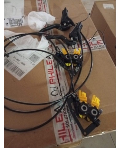 Coppia freni magura mt5 a 4 pistoncini nuovi