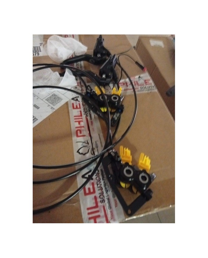 Coppia freni magura mt5 a 4 pistoncini nuovi
